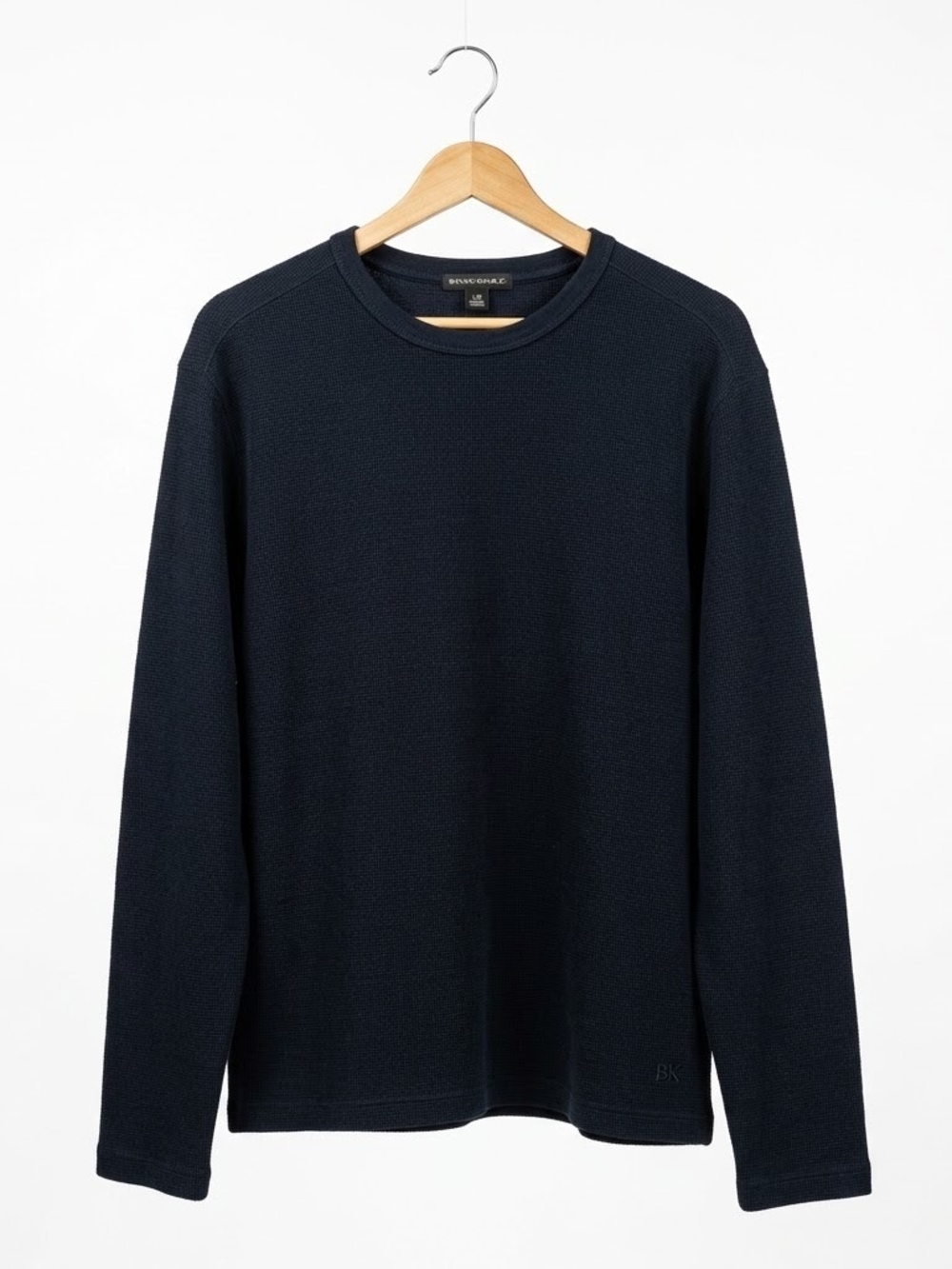 BANANA Republic Men's Large Knit Black Top Everyday Basic Fall Layering